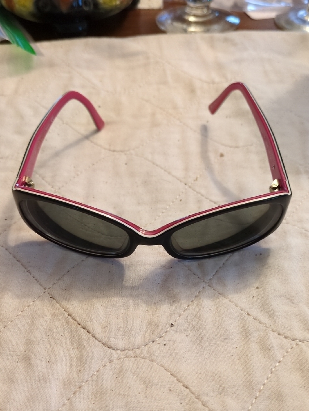 kate spade Lyla Pink and Black Women's Sunglasses